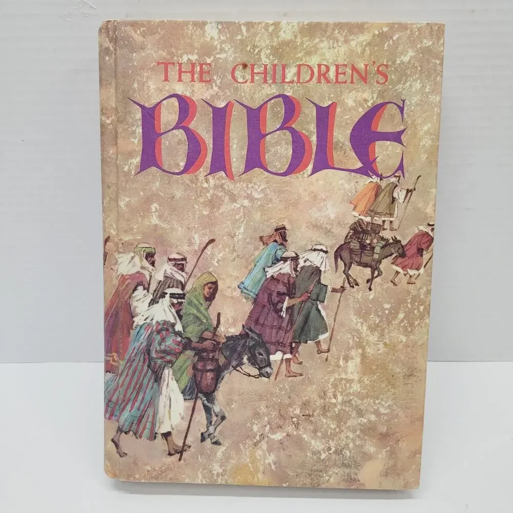 The Children's Bible Golden Press Illustrated 1965 Hard Cover